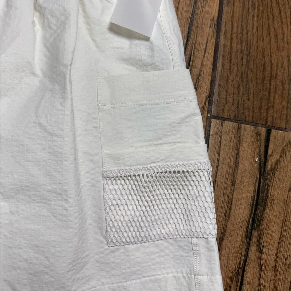Mono B Natural Beige Women's Cargo Shorts - Picture 7 of 7